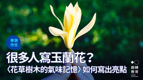 花草樹木的氣味記憶外遇|學測作文「玉蘭花」寫父親外遇 呂秋遠對作文、婚姻。